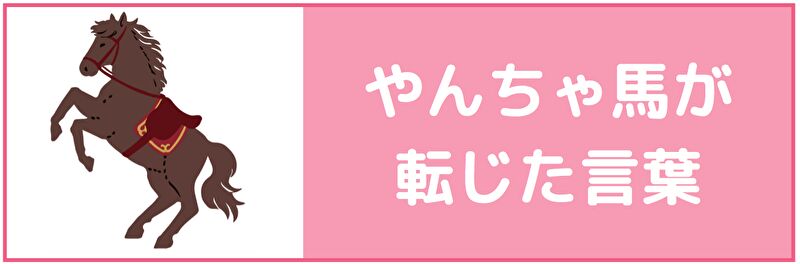 野次馬、語源、やんちゃ馬が転じて野次馬