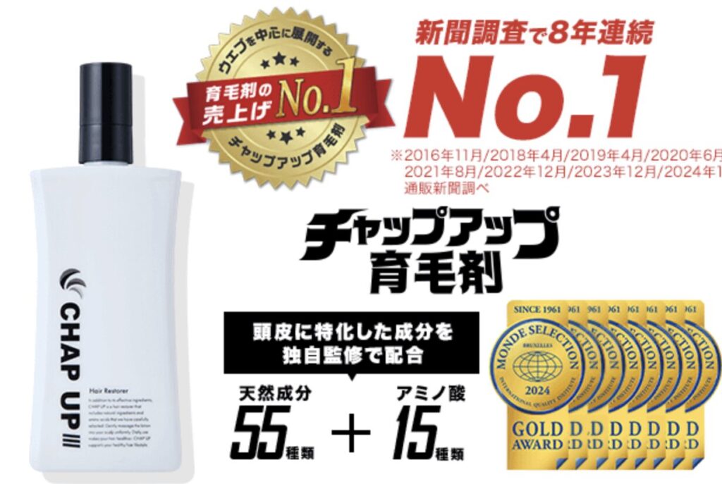 チャップアップ 口コミ